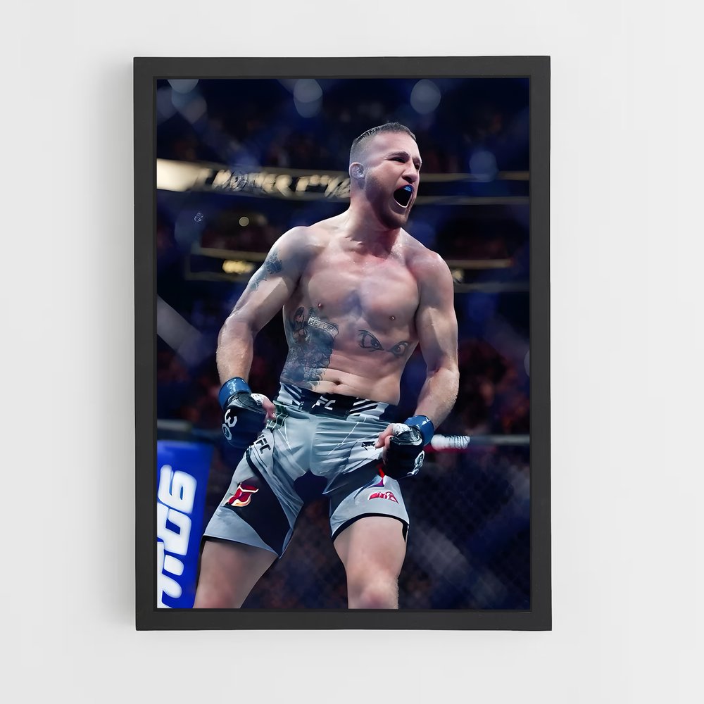 Poster Fight Club Gaethje – affiche MMA (vue 2)